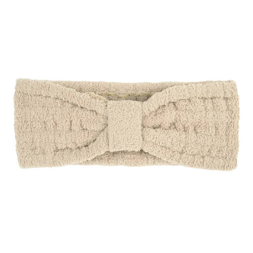 NEW KASHWERE women's plush weave headwrap in wheat